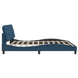 vidaXL Posteljni okvir brez vzmetnice moder 200x200 cm blago, (22062529) | Shoptok.si