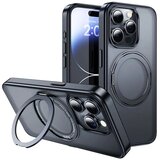 hoco. AS1 futrola s MagSafe kompatibilnim rotirajućim prstenom za IPHONE 15 PRO MAX crna | shoptok.hr