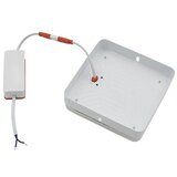Mitea Lighting MP18NK-FL 18W 6500K beli nadgradni kvadratni led panel frameless backside | ePonuda.com