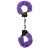 Easytoys Fetish Collection Furry Handcuffs - Purple Cene