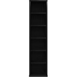 Cd ormarić crni hrast 21x20x88 cm konstruirano drvo | shoptok.hr
