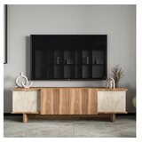 Hanah home TV polica Diana Travertine Walnut