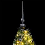 Umjetno božićno drvce 150 LED sa šarkama i kuglicama 120 cm | shoptok.hr