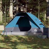 The Living Store Šotor za kampiranje za 2 osebi moder vodoodporen - Šotor Za Kampiranje, (21606495) | Shoptok.si