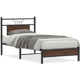 vidaXL Okvir kreveta bez madraca smeđa boja hrasta 80x200 cm drveni | shoptok.hr