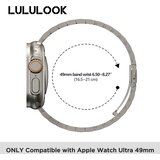 LULULOOK titanov pašček za apple watch ultra 2/Ultra 49 mm, 45 mm, 44 mm, 42 mm odprta embalaža | Shoptok.si
