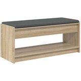  Klupa za hodnik s jastukom Sonoma hrast 100 x 38 x 46 cm | shoptok.hr