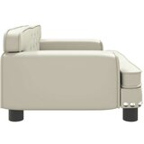  Krevet za pse krem 70 x 45 x 30 cm od umjetne kože | shoptok.hr