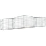  Lučne gabionske košare 5 kom 400x50x80/100 cm pocinčano željezo | shoptok.hr
