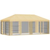  Pokrov za gazebo s bočnim zidovima Krem 600,5 x 300,5 cm | shoptok.hr