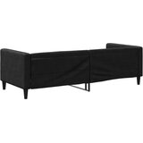  Dnevni krevet crni 80 x 200 cm od tkanine | Eponuda.com