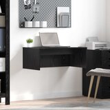  Stol za zid Zidne Crni hrast 80 x 45 x 30 cm Konstruirano drvo | shoptok.hr