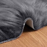  Tepih od umjetne ovčje kože TAFALLA Antracit 50 x 80 cm | shoptok.hr