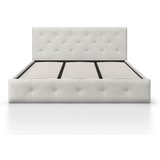 Bessagi Home Oblazinjena Postelja Julie, Krem, 180x200, Predal | Shoptok.si