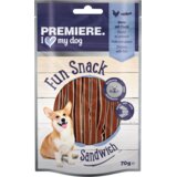 Premiere Dog Priboljšek Fun Snack Sandwich Piščanec in riba 70 g Cene