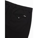 Ombre Men's chino pants with elastic waistband SLIM FIT - black | Eponuda.ba