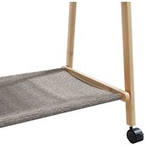  Stalak za odjeću s policama i kotačima 96x45 5x155 5 cm bambusa | shoptok.hr
