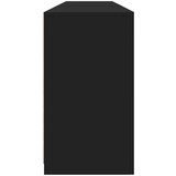  Komoda s LED svjetlima crna 162 x 37 x 67 cm | shoptok.hr