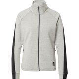 Hummel Športna jopa na zadrgo 'Essi' antracit / pegasto siva | Shoptok.si