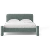 Micadoni Svijetlo plavi tapecirani bračni krevet s podnicom 160x200 cm Vera – | shoptok.hr