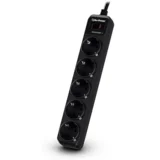 B0520SC0 Surge protector 5x Schuko CEE 7/7P, MOV technology, 1.8m cable