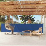 Maison Chic Zložljiva stranska tenda - Senčniki za teraso 117x600 cm modra, (22042476) | Shoptok.si