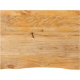 vidaXL Mizna plošča z naravnim robom 80x60x2,5 cm trden mangov les Cene