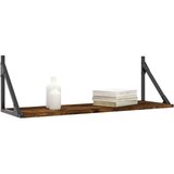  Zidne police 2 kom boja hrasta 80x25x25 5 cm konstruirano drvo | shoptok.hr
