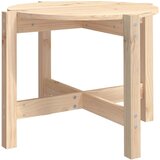 The Living Store Klubska mizica Ø 62,5x45 cm trdna borovina - Klubska Mizica, (21421314) | Shoptok.si