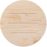 Ploča za stol Ø 80 x 2,5 cm od masivne borovine | shoptok.hr