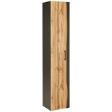 Premium Living Visoka Omara Timber, Hrast, Temno Siva Cene