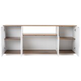 Hanah home Komoda Arista White Walnut
