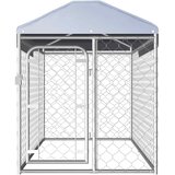 Vanjski kavez za pse s krovom 200 x 100 x 125 cm | shoptok.hr