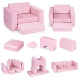 ECO TOYS DIY modularna sofa sa 8 jastuka - pink | shoptok.hr