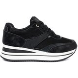Shelvt Modern black sneakers with shimmering inserts Cijene