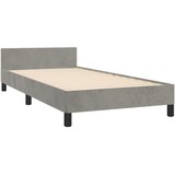  Okvir za krevet bez madraca svjetlosivi 80x200 cm baršunasti | shoptok.hr