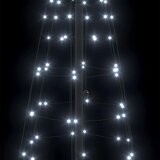  LED Božićno drvce s zemljanim klinovima Hladna bijela 250 cm | shoptok.hr