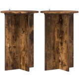  Stalak za biljke 2 pcs Dimljeni hrast Ø40 x 60 cm | shoptok.hr