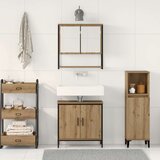  Set namještaja za kupaonicu od 2 komada Artisan Oak konstruirano drvo | shoptok.hr
