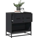vidaXL Noćni ormarić crni 60x31x60 cm Konstruirano drvo i metal | shoptok.hr
