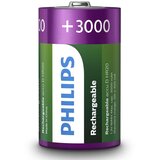 Philips R20B2A300/10 - 2 kom Punjive D baterije MULTILIFE NiMH/1,2V/3000 mAh | Eponuda.com