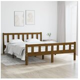  Za krevet od masivnog drva smeđa boja meda 120 x 200 cm | shoptok.hr