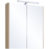 Pino Art Soft 0857 Ogledalo sa ormarićem, 65cm, Boja drveta Cene