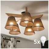  Brilagi - LED plafonski luster ANTHONY 5xE14/40W/230V hrast/braon | Eponuda.com