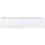 vidaXL Okvir za krevet bijeli 75x190 cm konstruirano drvo | shoptok.hr