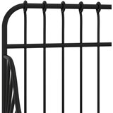  Produživi okvir za krevet crni metalni 80 x 130/200 cm | shoptok.hr