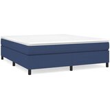 Krevet s oprugama i madracem plavi 160x200 cm od tkanine | shoptok.hr