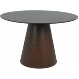House Nordic Okrugao blagovaonski stol s pločom stola u dekoru oraha ø 120 cm Bolton –