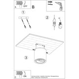  Stropna svetilka CULLO concrete, (21347746) | Shoptok.si