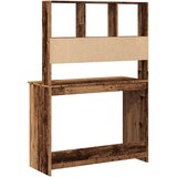  Radni stol s policama boja drva 102x45x148 cm konstruirano drvo | shoptok.hr